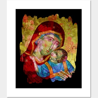 03 Holy Mother of God Virgin Mary baby Jesus icon Posters and Art